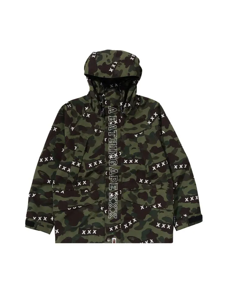 Куртка BAPE x GOD SELECTION XXX Snowboard Jacket — изображение 1 из 1, зеленый