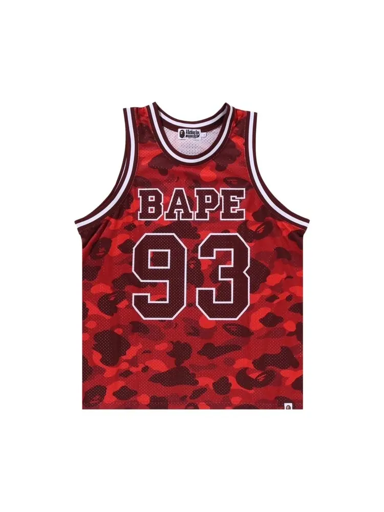 Топ BAPE Color Camo Basketball Tank Top — изображение 1 из 2, красный