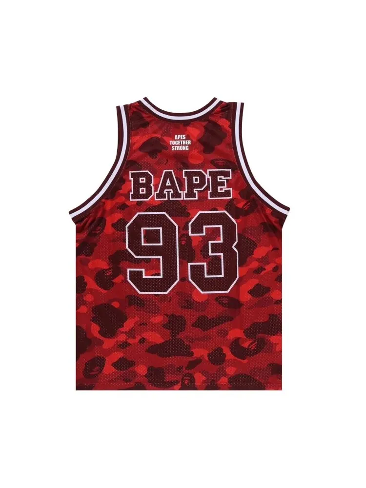 Топ BAPE Color Camo Basketball Tank Top — изображение 2 из 2, красный