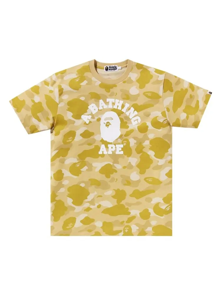 Футболка BAPE Color Camo College Tee — изображение 1 из 1, желтый