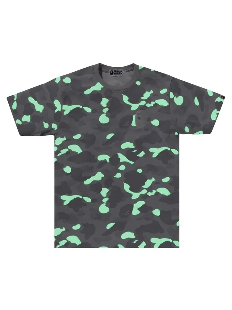 Футболка BAPE City Camo Large Ape Head Tee — изображение 2 из 2, серый