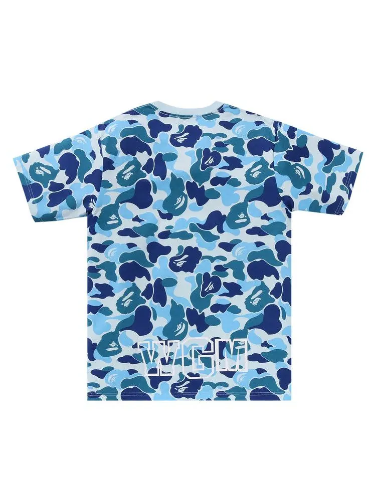 Футболка BAPE ABC Camo Shark Tee — изображение 2 из 2, синий