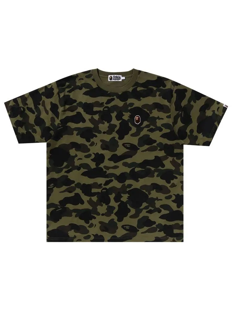 Футболка BAPE 1st Camo One Point Tee — изображение 1 из 1, зеленый