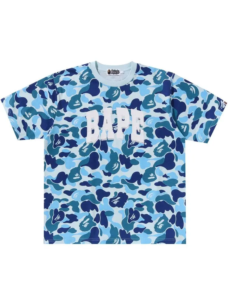 Футболка BAPE ABC Camo Relaxed Fit Logo Tee — изображение 1 из 1, синий