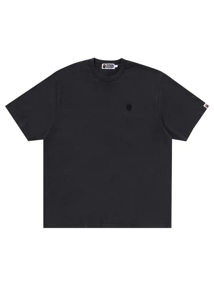 Футболка BAPE Ape Head One Point Garment Dyed Relaxed Fit Tee — изображение 1 из 1, черный
