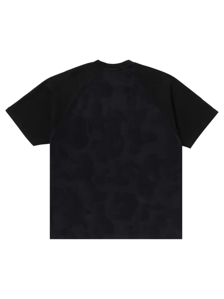 Футболка BAPE Bathing Ape Raglan Sleeve Relaxed Fit Tee — изображение 2 из 2, черный