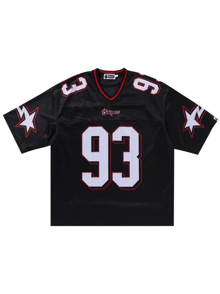 Футболка BAPE Football Relaxed Fit Tee — изображение 1 из 2, черный