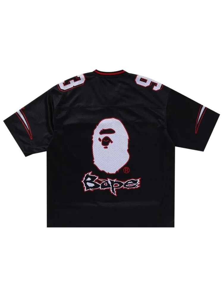 Футболка BAPE Football Relaxed Fit Tee — изображение 2 из 2, черный