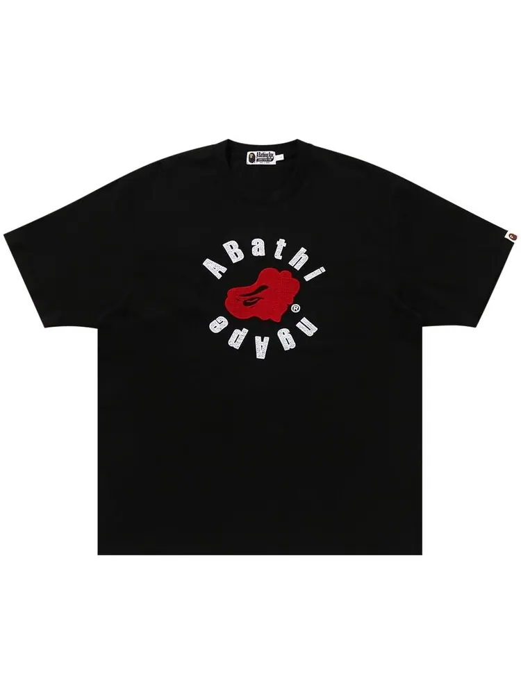 Футболка BAPE Circular Ape Head Relaxed Fit Tee — изображение 1 из 2, черный
