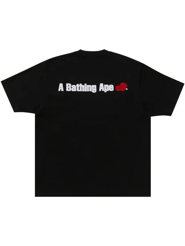 Футболка BAPE Circular Ape Head Relaxed Fit Tee — изображение 2 из 2, черный