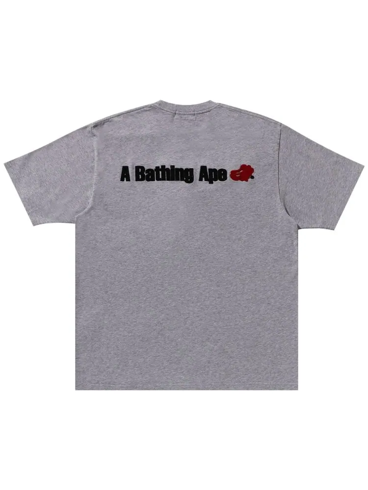 Футболка BAPE Circular Ape Head Relaxed Fit Tee — изображение 2 из 2, серый