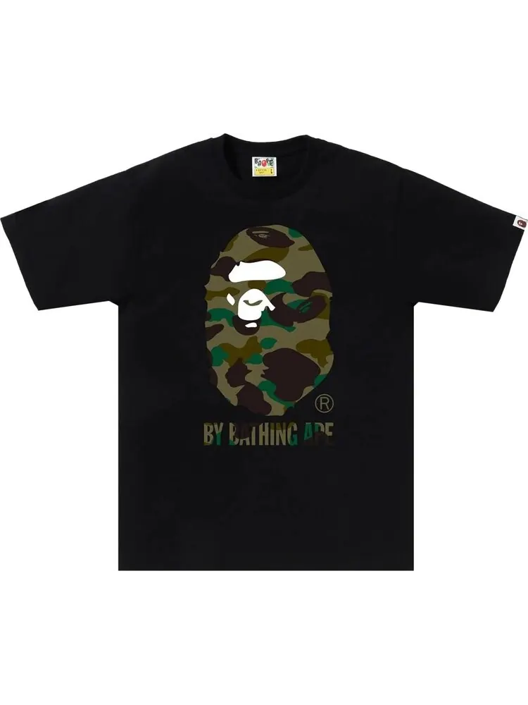 Футболка BAPE 1st Camo By Bathing Ape 'Black/Green' — изображение 1 из 1, черный