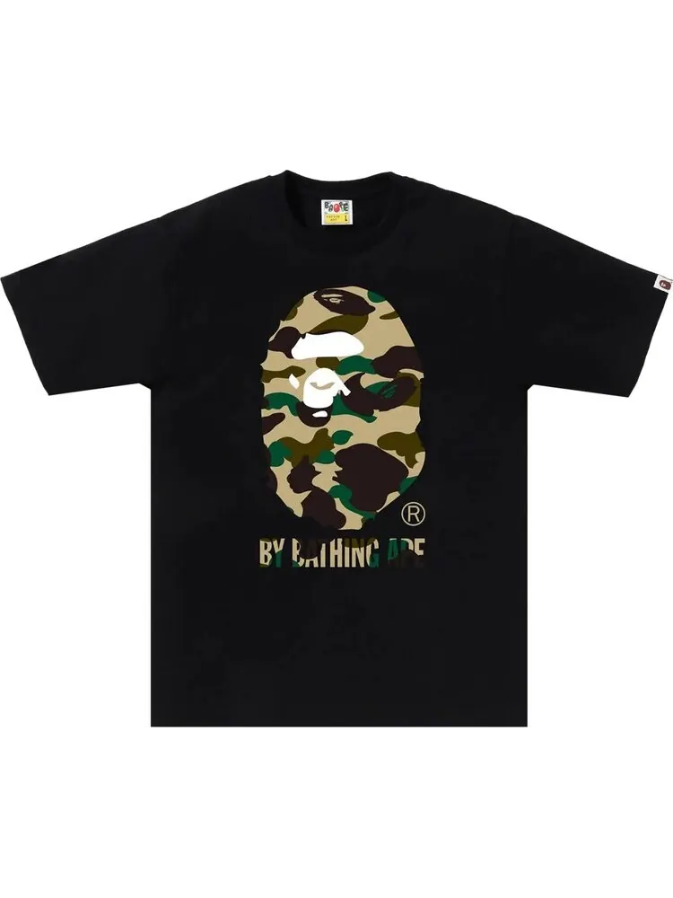 Футболка BAPE 1st Camo By Bathing Ape 'Black/Yellow' — изображение 1 из 1, черный