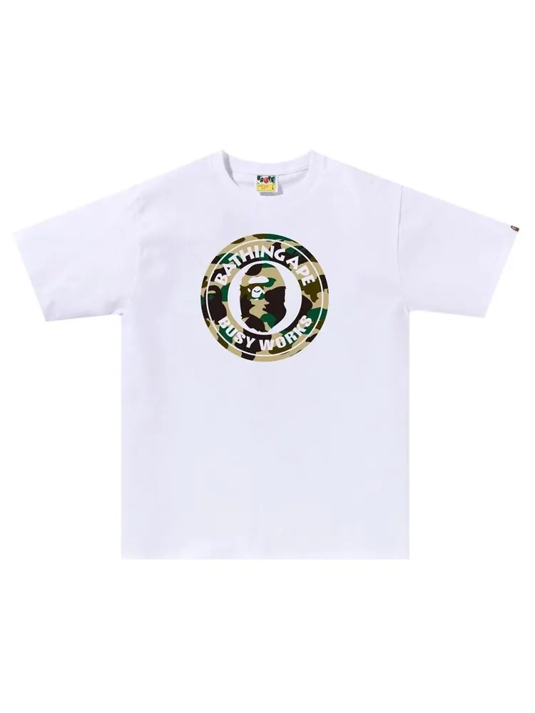 Футболка BAPE 1st Camo Busy Works 'White' — изображение 1 из 1, белый