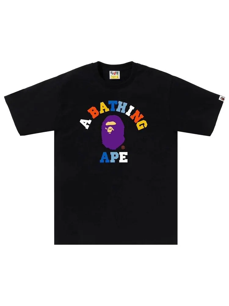 Футболка BAPE Colors College Tee — изображение 1 из 1, черный