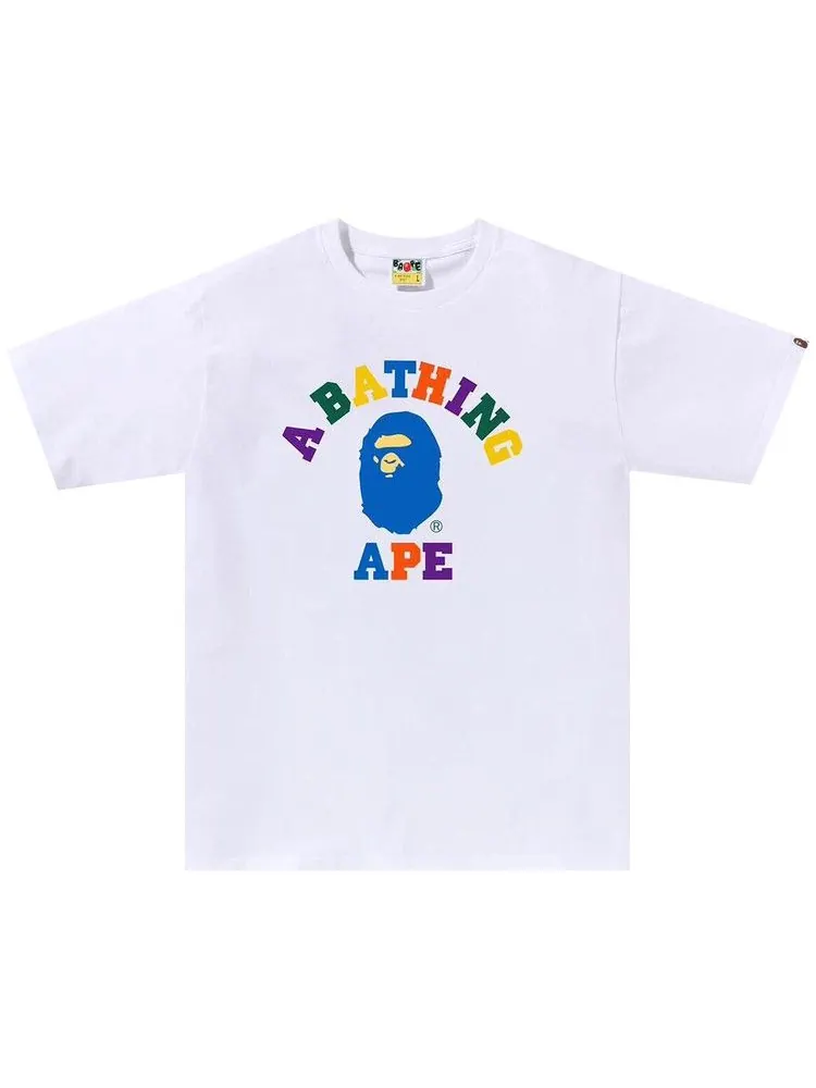 Футболка BAPE Colors College Tee — изображение 1 из 1, белый