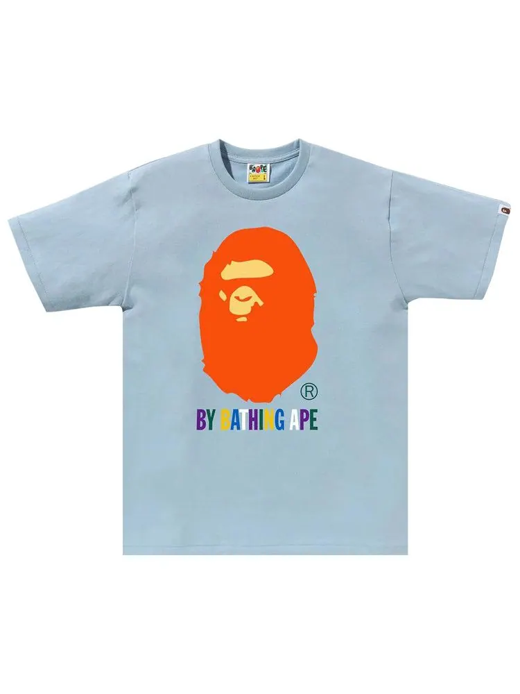 Футболка BAPE Colors By Bathing Ape Tee, Sax — изображение 1 из 1, синий