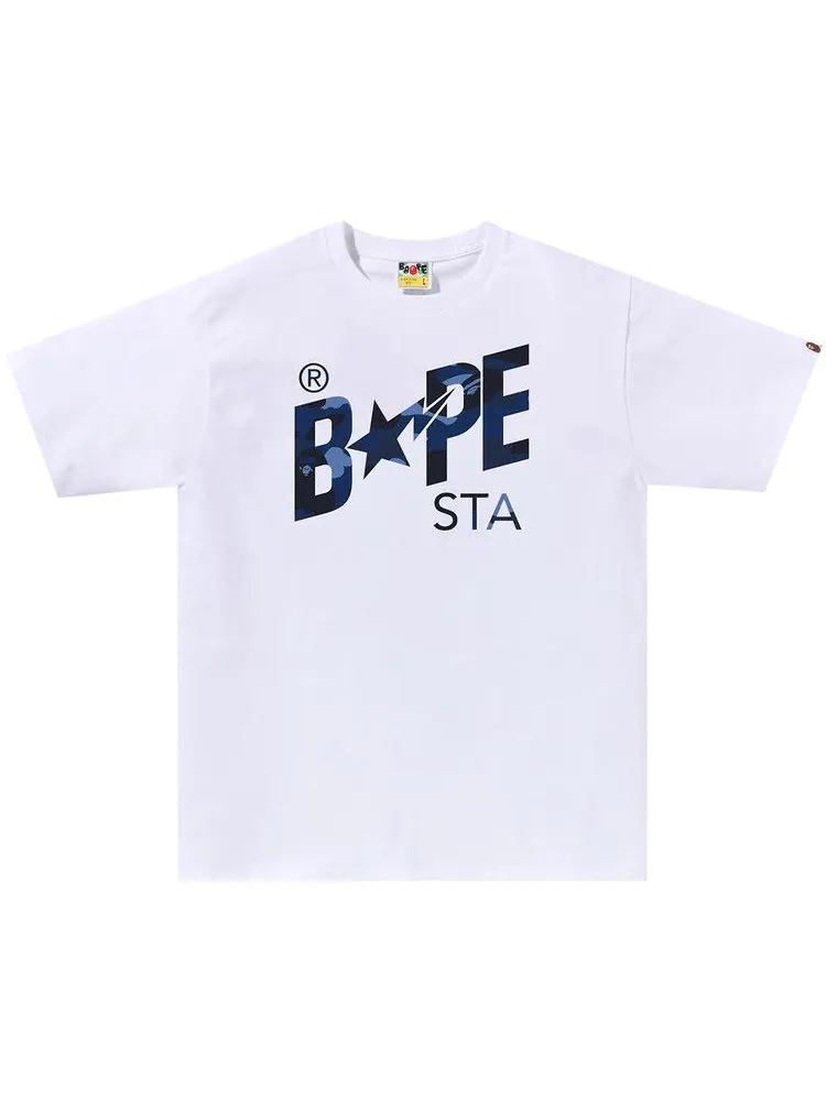 Футболка BAPE Color Camo Bape Sta Logo Tee — изображение 1 из 2, белый