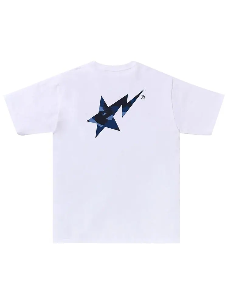 Футболка BAPE Color Camo Bape Sta Logo Tee — изображение 2 из 2, белый
