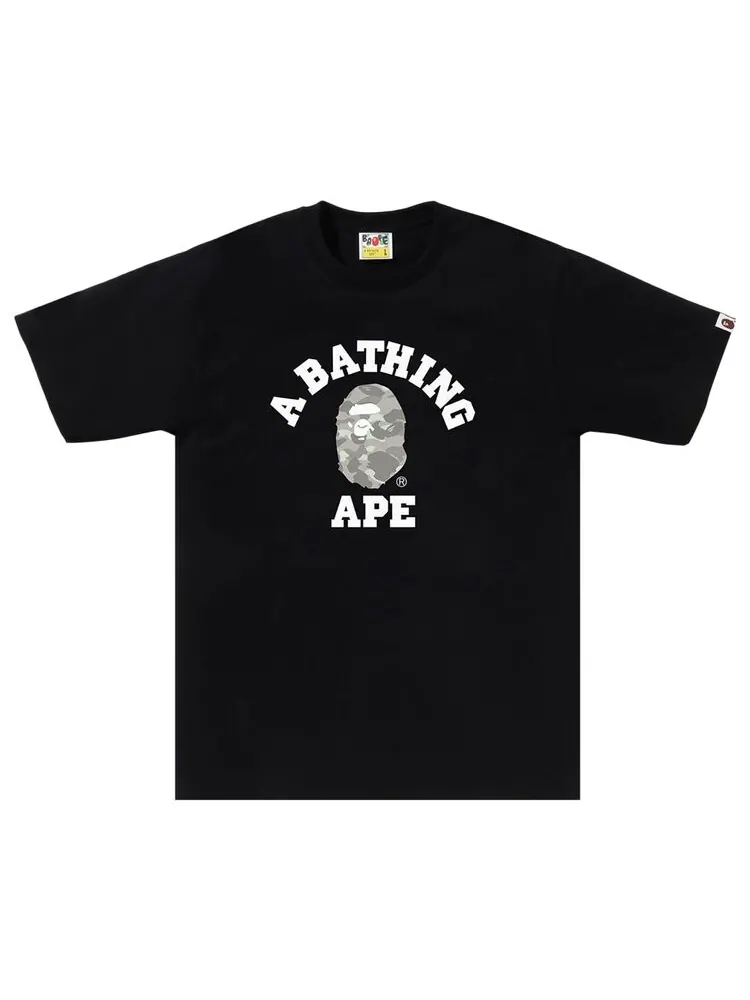 Футболка BAPE City Camo College Tee — изображение 1 из 2, черный