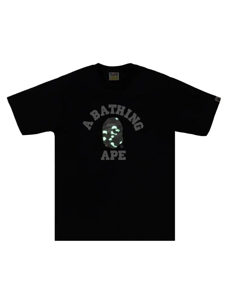 Футболка BAPE City Camo College Tee — изображение 2 из 2, черный