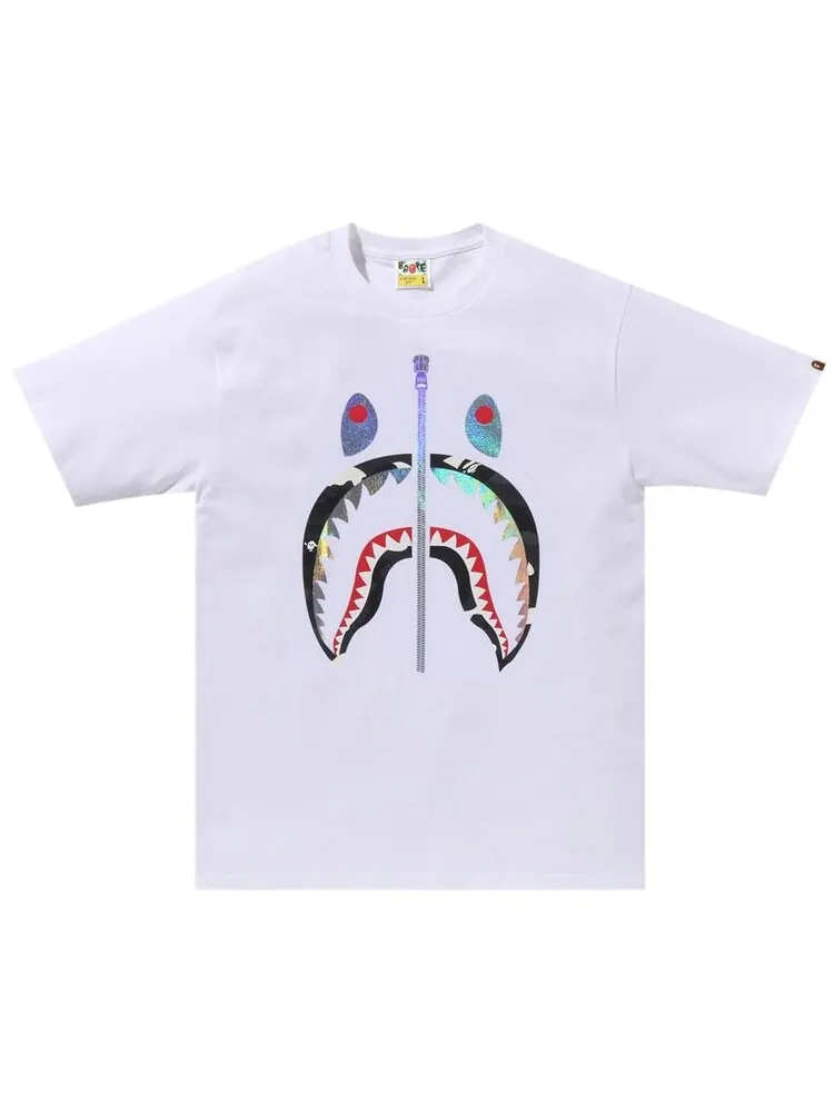 Футболка BAPE City Camo Shark 'White/Grey' — изображение 1 из 1, белый