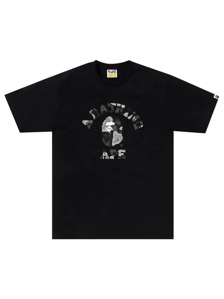 Футболка BAPE Liquid Camo College Tee — изображение 1 из 1, черный