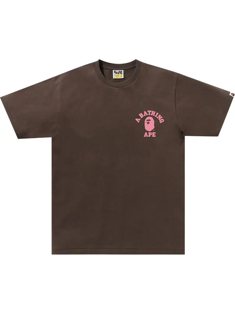 Футболка BAPE Liquid Camo College ATS 'Brown' — изображение 1 из 2, коричневый