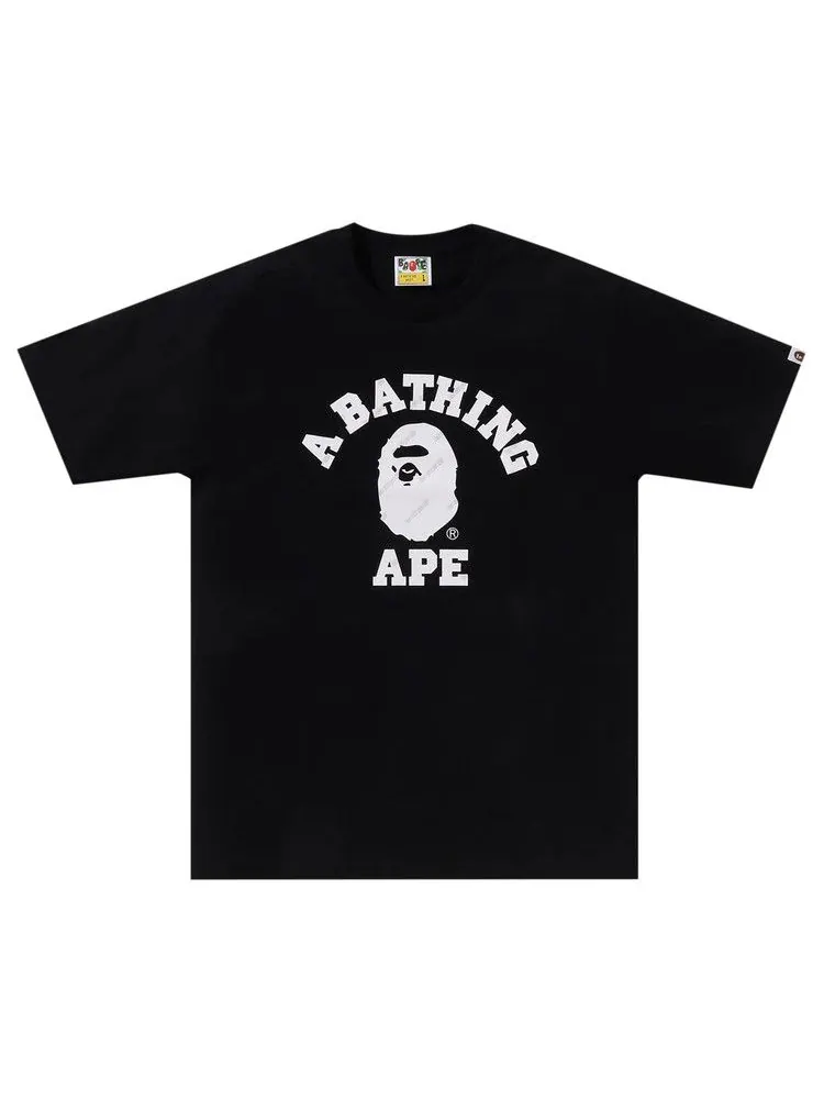 Футболка BAPE Hexagram College Tee — изображение 1 из 1, черный