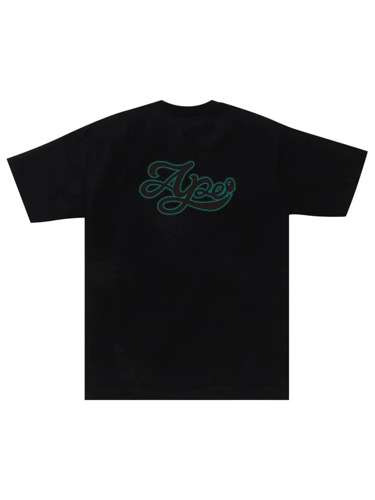 Футболка BAPE Varsity Baseball Logo Tee — изображение 2 из 2, черный