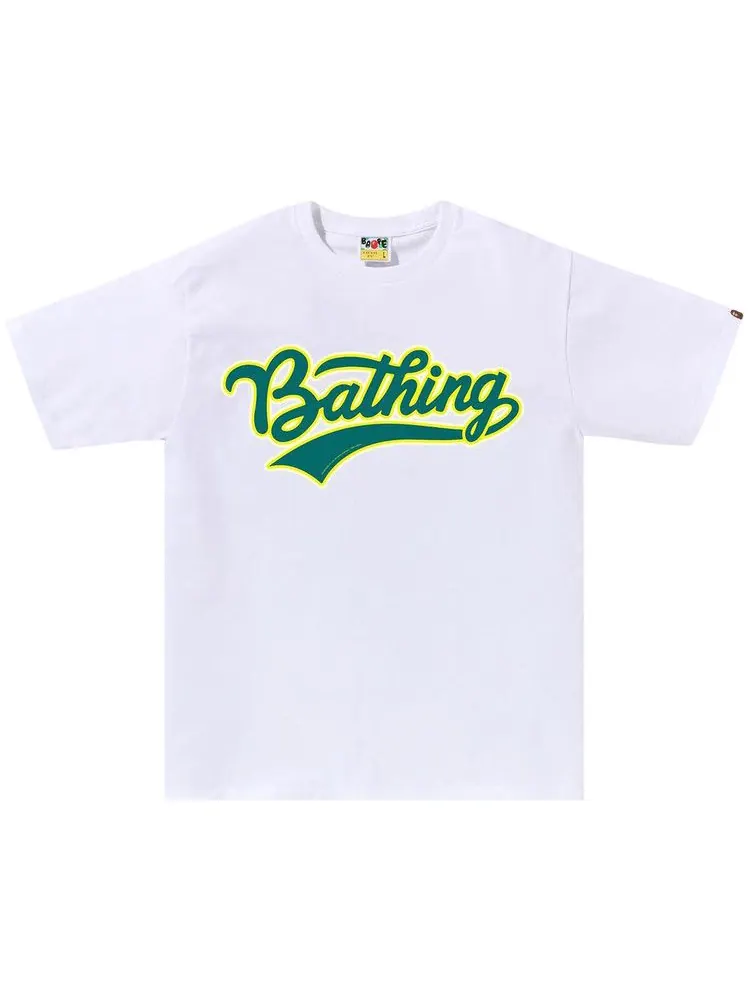 Футболка BAPE Varsity Baseball Logo Tee — изображение 1 из 2, белый