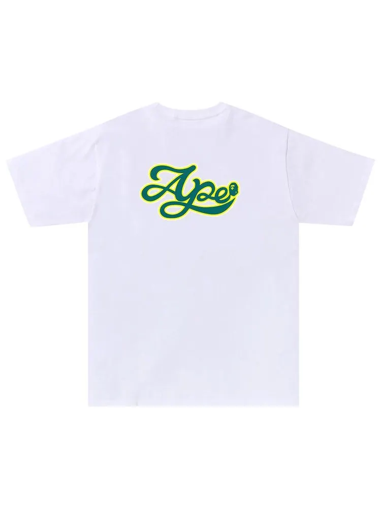 Футболка BAPE Varsity Baseball Logo Tee — изображение 2 из 2, белый