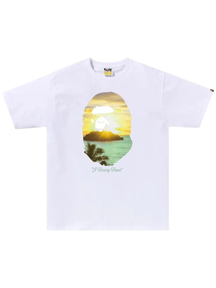 Футболка BAPE A Rising Bape Photo Tee — изображение 1 из 2, белый