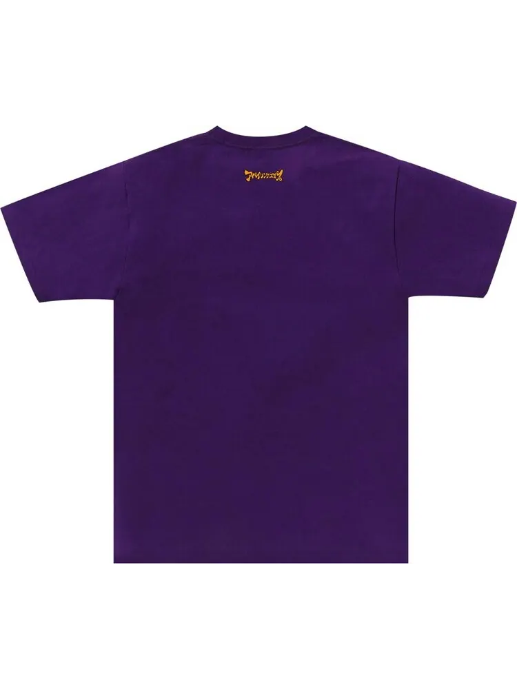 Футболка BAPE Katakana Ape Head 'Purple' — изображение 2 из 2, фиолетовый