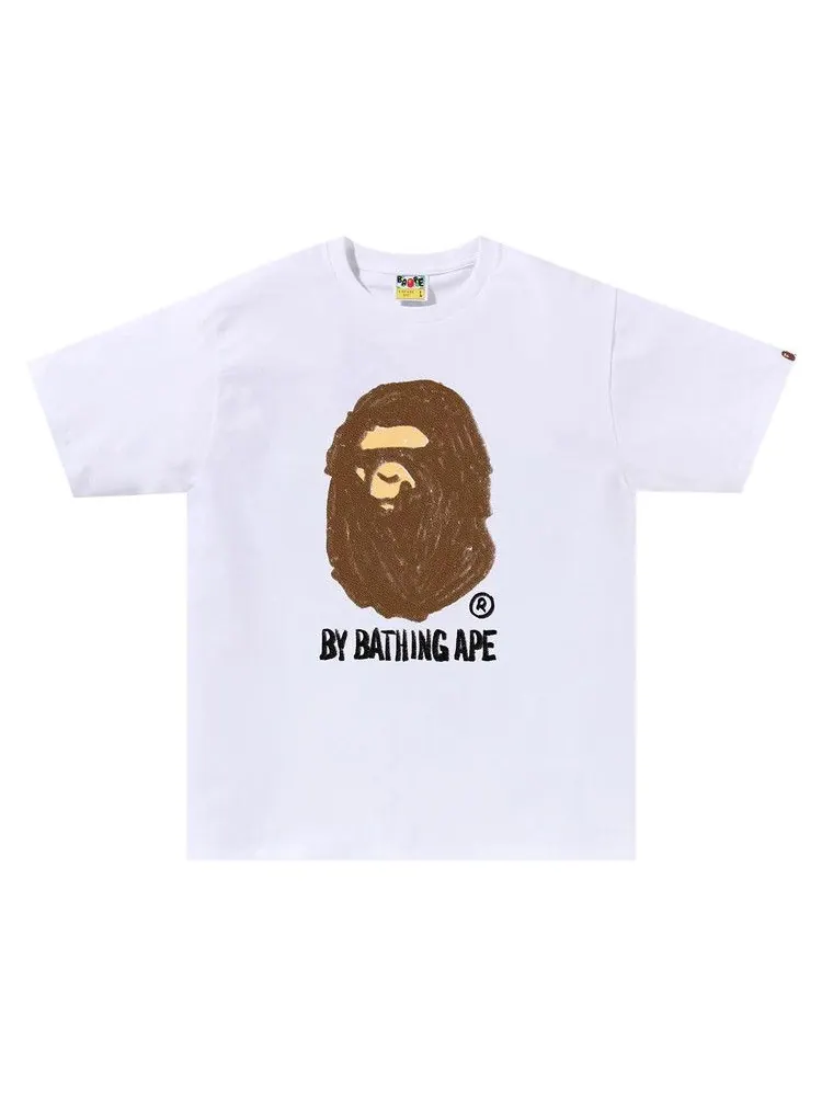 Футболка BAPE Hand Draw By Bathing Ape Tee — изображение 1 из 1, белый
