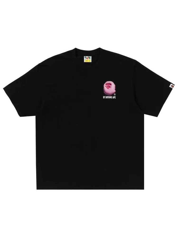 Футболка BAPE 3D Art Ape Head Relaxed Fit Tee — изображение 1 из 1, черный