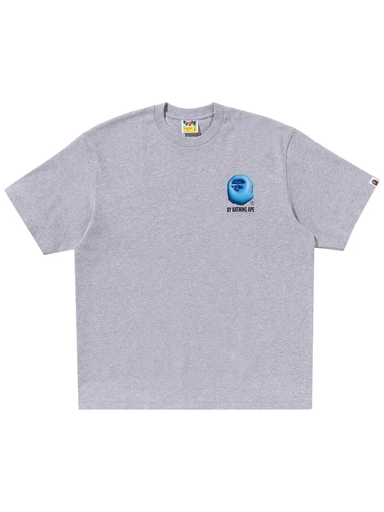 Футболка BAPE 3D Art Ape Head Relaxed Fit Tee — изображение 1 из 1, серый