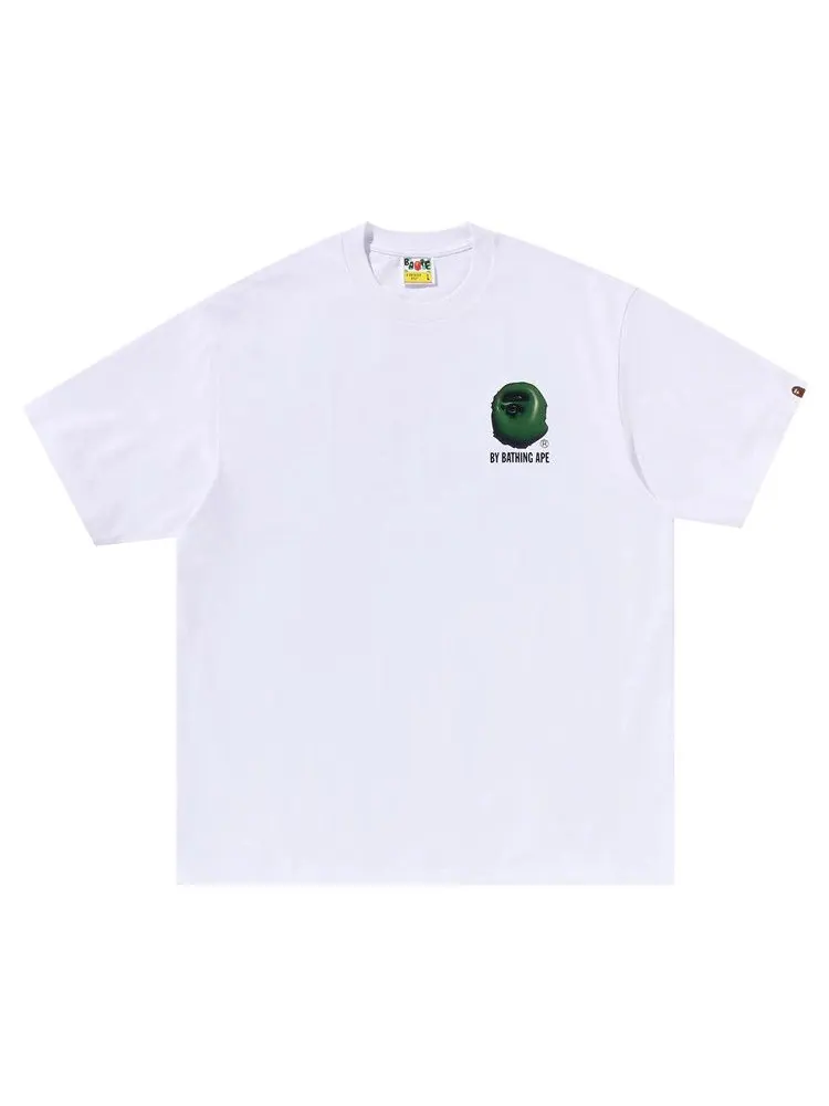 Футболка BAPE 3D Art Ape Head Relaxed Fit Tee 'White' — изображение 1 из 1, белый