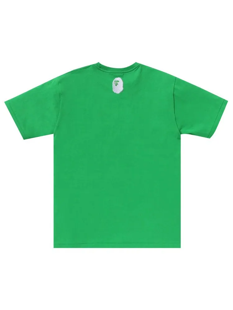 Футболка BAPE A Bathing Ape Logo Tee — изображение 2 из 2, зеленый