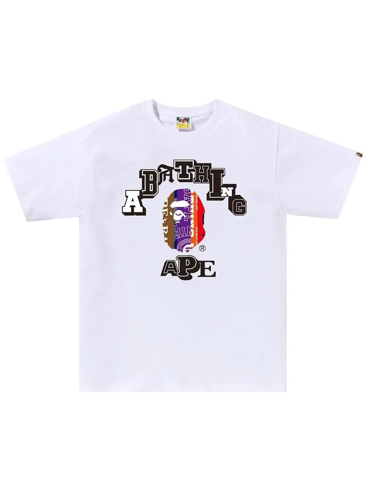 Футболка BAPE Fans Scarf College Tee — изображение 1 из 1, белый