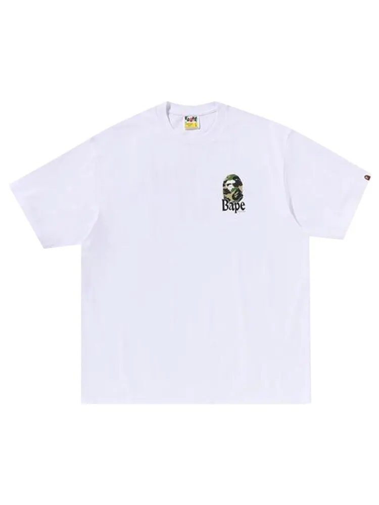 Футболка BAPE Flora Ape Head Relaxed Fit 'White' — изображение 1 из 2, белый