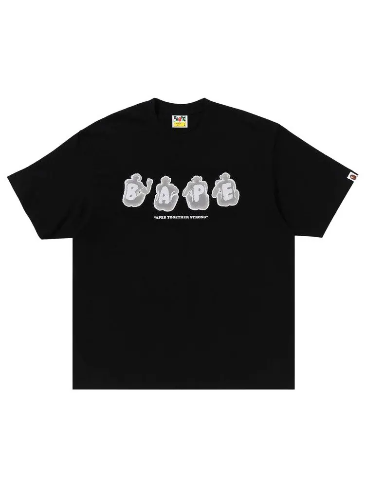 Футболка BAPE Stone Ape Character Relaxed Fit Tee — изображение 1 из 1, черный