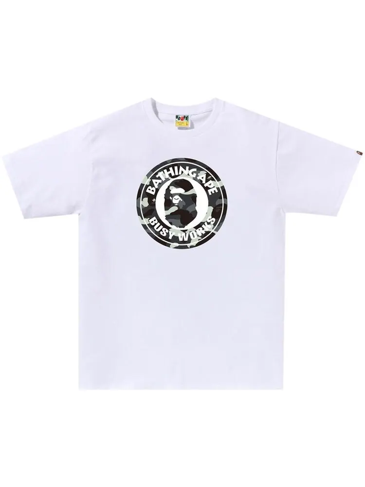 Футболка BAPE City Camo Busy Works 'White' — изображение 1 из 1, белый