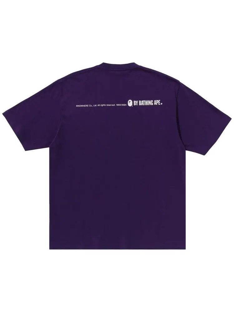 Футболка BAPE Graffiti Bape Logo Relaxed Fit Tee — изображение 2 из 2, фиолетовый