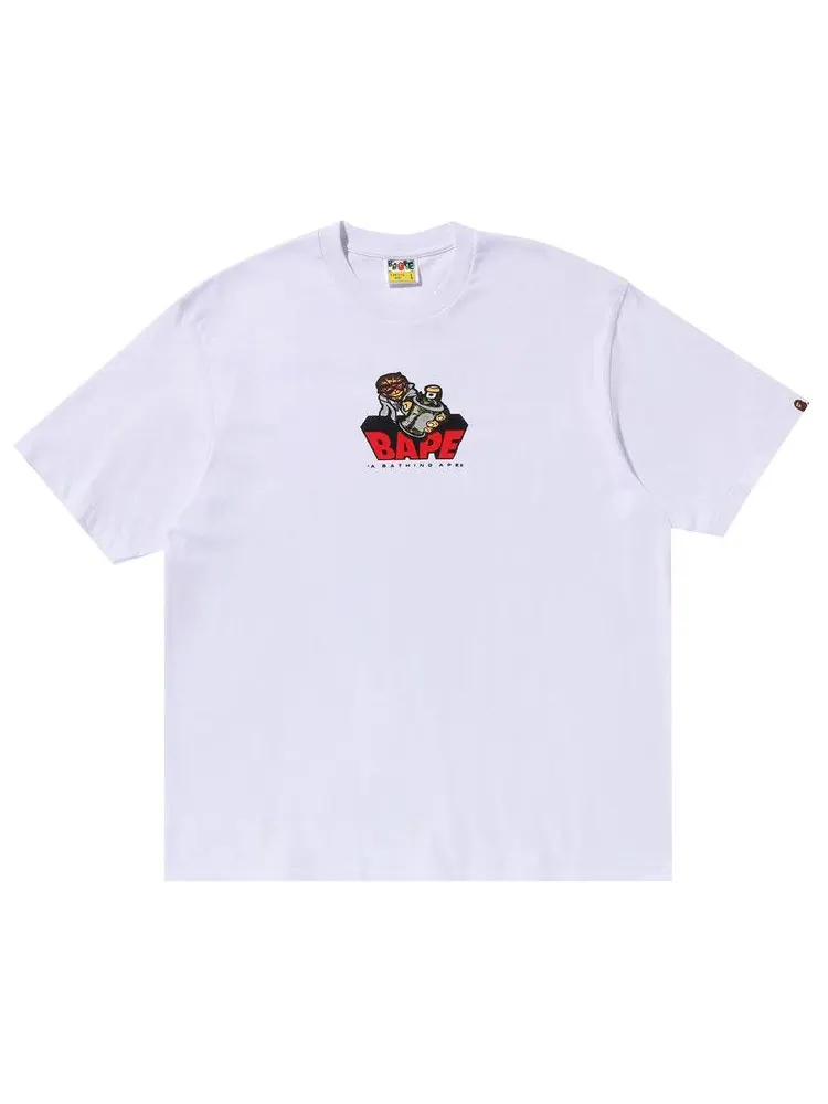 Футболка BAPE Graffiti Bape Logo Relaxed Fit Tee — изображение 1 из 2, белый