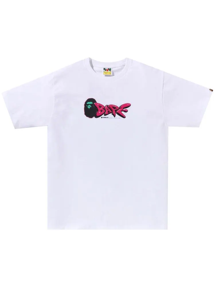 Футболка BAPE 3D Art Bape Logo Tee — изображение 1 из 1, белый