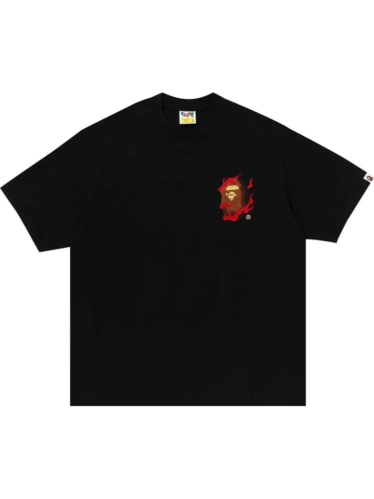 Футболка BAPE Souvenir Relaxed Fit 'Black' — изображение 1 из 2, черный
