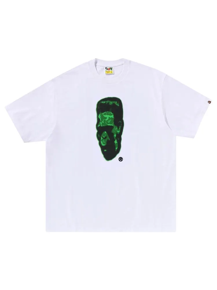 Футболка BAPE Spray Frankenstein Relaxed Fit Tee — изображение 1 из 4, белый