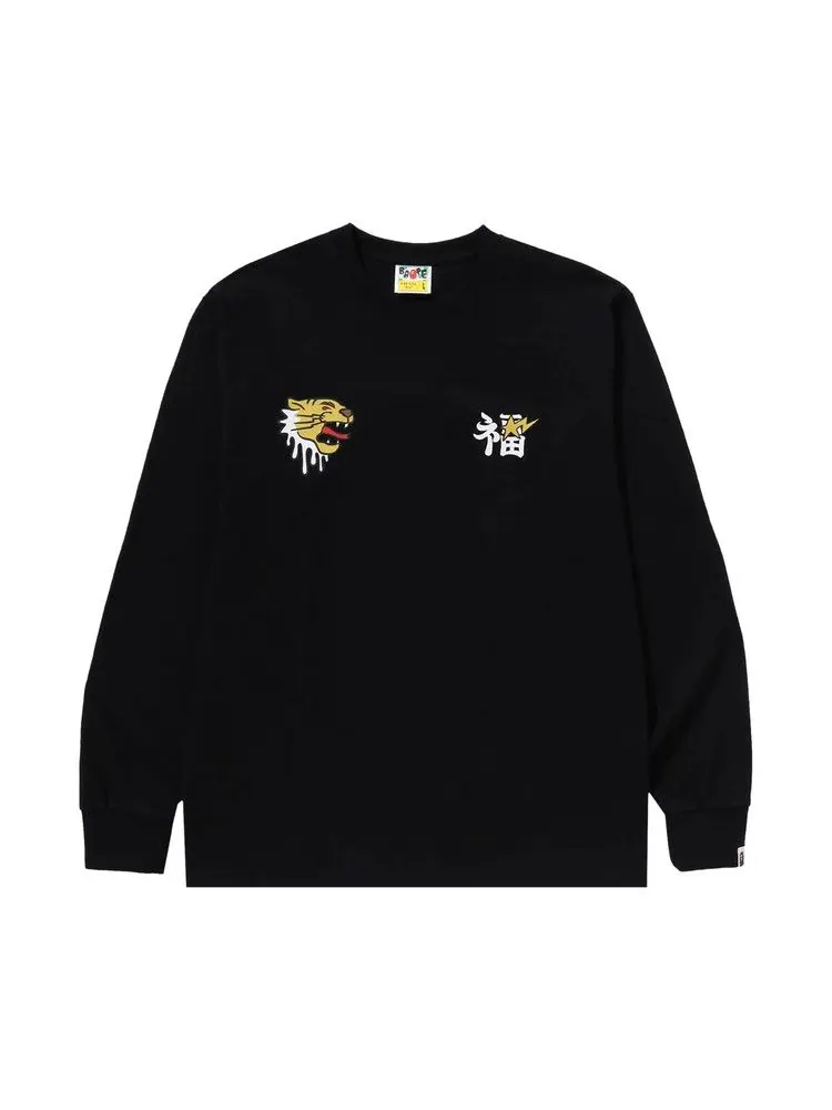 Футболка BAPE Souvenir Graphic Long-Sleeve Tee — изображение 1 из 1, черный