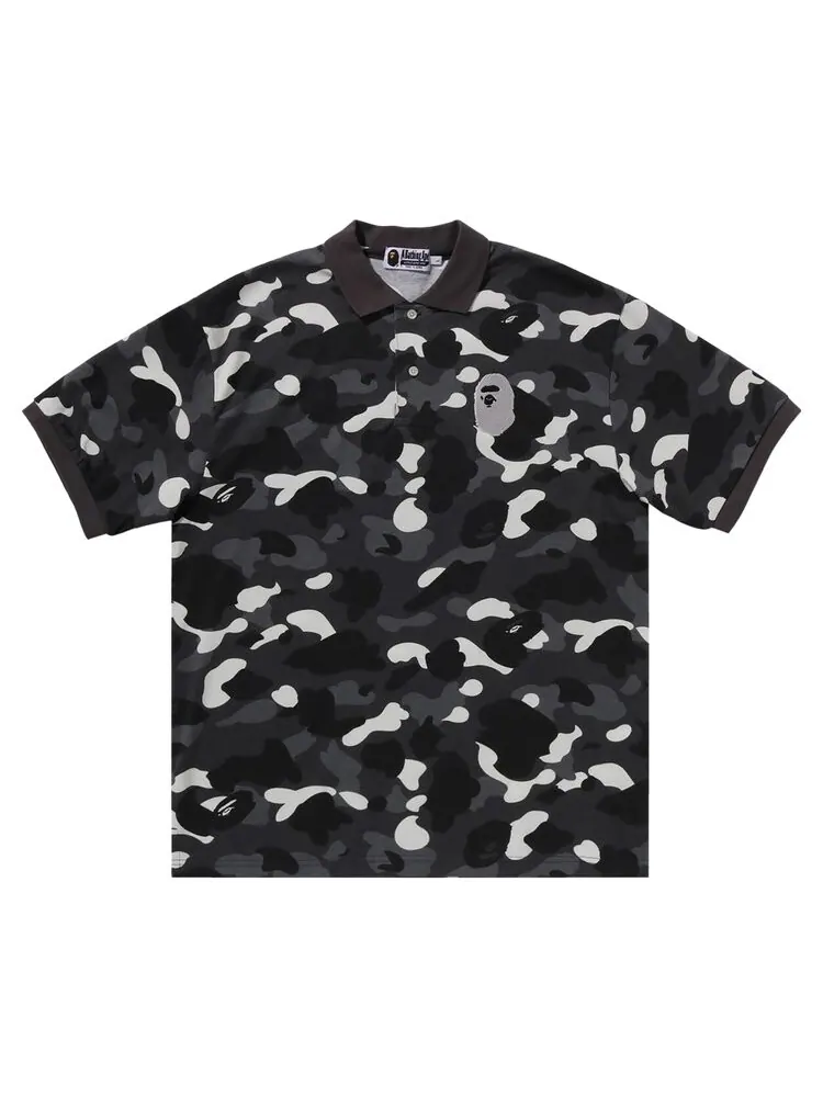 Поло BAPE City Camo Large Ape Head Polo Relaxed Fit — изображение 1 из 2, черный